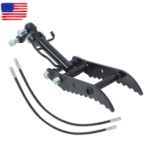 DURAFORCE Hydraulic Thumb Clip Clamp Fit For Mini Excavators Small Digger Attachment Kits