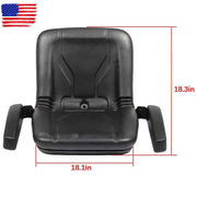 DURAFORCE High Back Lawn Mower Seat w/ Armrests 10059 for Cub Cadet, Dixon , Dixie Chopper