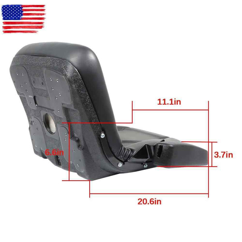 DURAFORCE High Back Lawn Mower Seat w/ Armrests 10059 for Cub Cadet, Dixon , Dixie Chopper