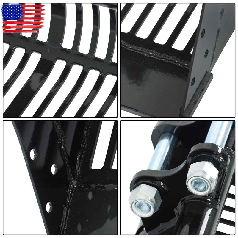 DURAFORCE 600mm Attachment Screening Skeleton Bucket Mud Bucket For Mini Excavators Digger