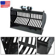 DURAFORCE 600mm Attachment Screening Skeleton Bucket Mud Bucket For Mini Excavators Digger