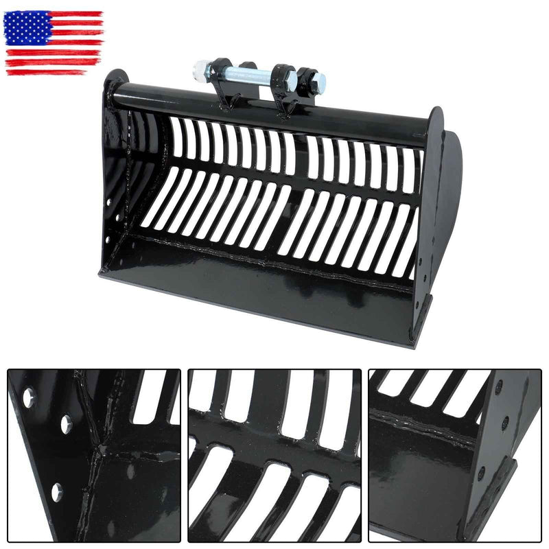 DURAFORCE 600mm Attachment Screening Skeleton Bucket Mud Bucket For Mini Excavators Digger