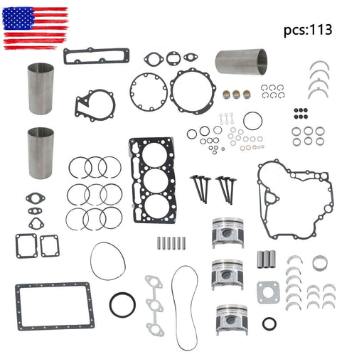 DURAFORCE D1105 Overhaul Rebuild Kit For Kubota Engine KX41 KX36-2 KX41-2 Excavator