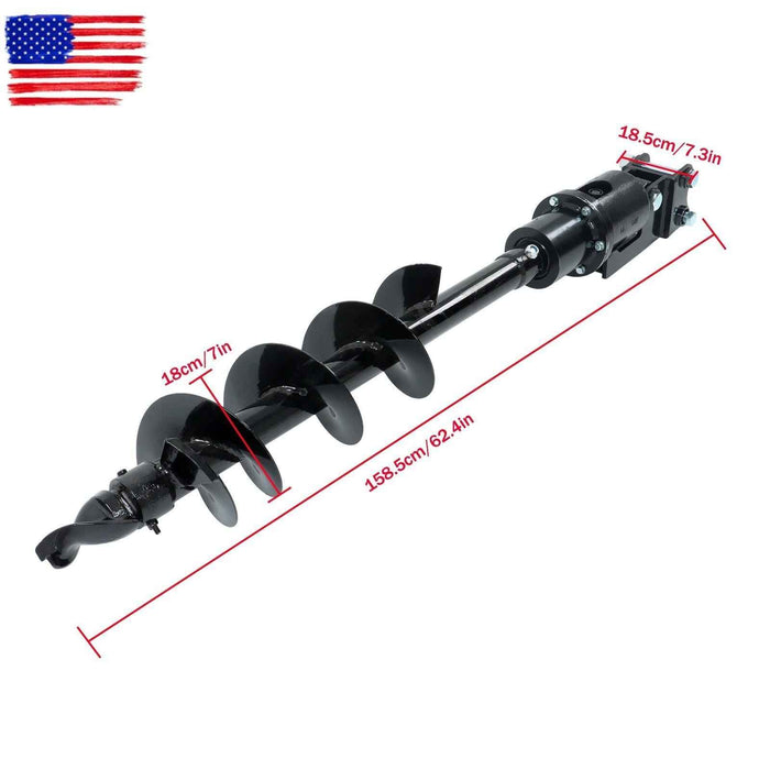 DURAFORCE 200MM Diameter Auger Drill for 1Ton-1.5Ton Mini Excavator Small Digger Pins