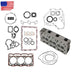 DURAFORCE For Kubota Cylinder Head Assembly & Full Head Gasket Set D905 Engine B1700DT