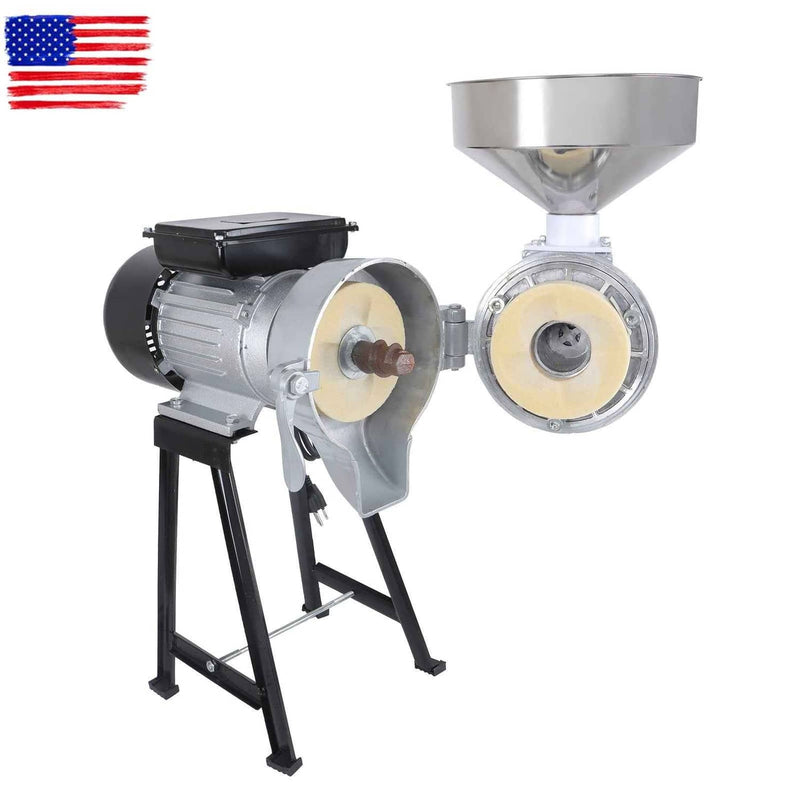 DURAFORCE 110V 1500W Corn Wheat Flour Cereal Electric Grinder Grain Mill Wet & Dry