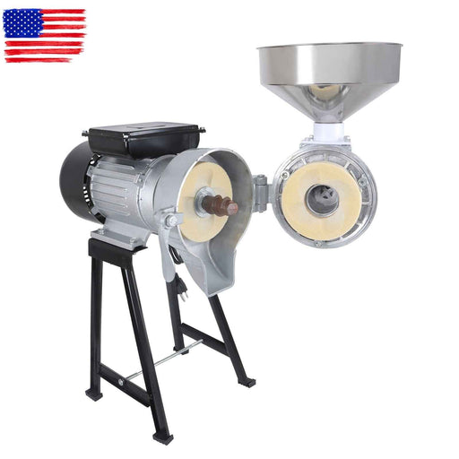 DURAFORCE 110V 1500W Corn Wheat Flour Cereal Electric Grinder Grain Mill Wet & Dry