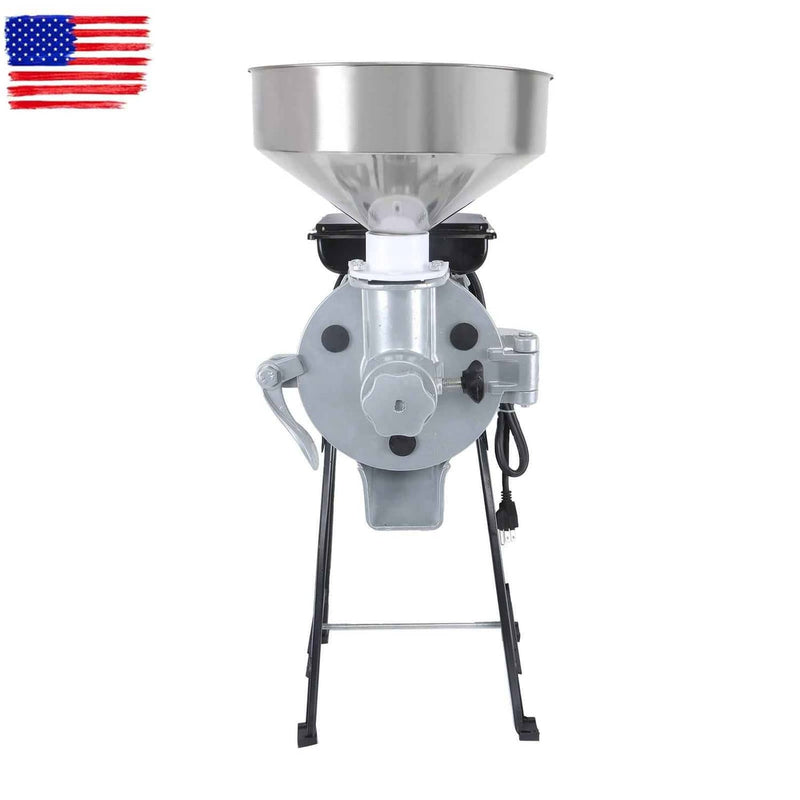 DURAFORCE 110V 1500W Corn Wheat Flour Cereal Electric Grinder Grain Mill Wet & Dry