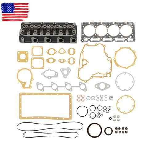 DURAFORCE V1505 V1505D V1505T V1505E For Kubota Engine Complete Cylinder Head W/Gasket Kit