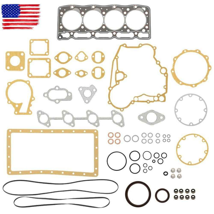 DURAFORCE V1505 V1505D V1505T V1505E For Kubota Engine Complete Cylinder Head W/Gasket Kit