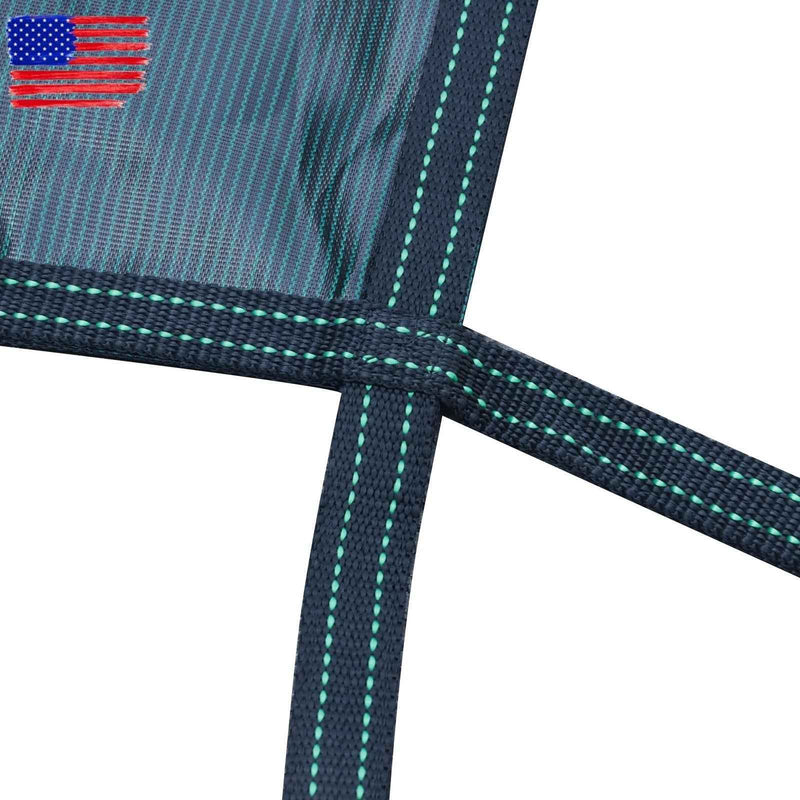 DURAFORCE Above Inground Swimming Pool Heavy Safety Cover 22×42FT With 4×8FT Right Step