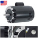 DURAFORCE B128 C-Face Single Speed 1HP Full Rated 56J Pool Pump Motor 115/230V