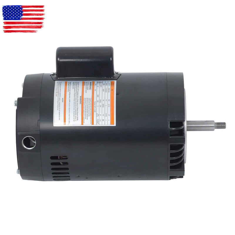 DURAFORCE B128 C-Face Single Speed 1HP Full Rated 56J Pool Pump Motor 115/230V