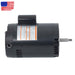 DURAFORCE B128 C-Face Single Speed 1HP Full Rated 56J Pool Pump Motor 115/230V