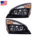 DURAFORCE A6601512003 L&R Headlamps Halogen Bulbs For Freightliner Cascadia A6601512002