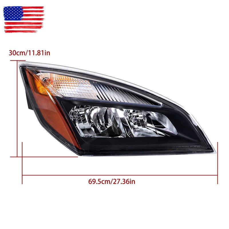 DURAFORCE A6601512003 L&R Headlamps Halogen Bulbs For Freightliner Cascadia A6601512002