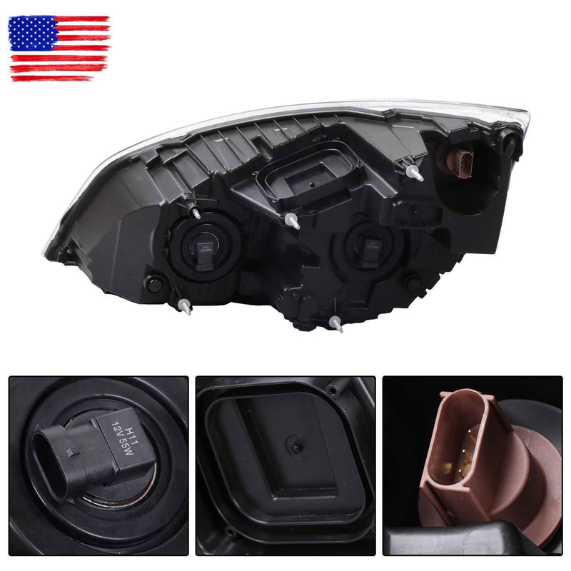 DURAFORCE A6601512003 L&R Headlamps Halogen Bulbs For Freightliner Cascadia A6601512002