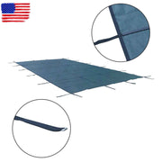 DURAFORCE In Ground Pools for Swimming 22x42 ft Pool Safety Cover Rectangular Green PP