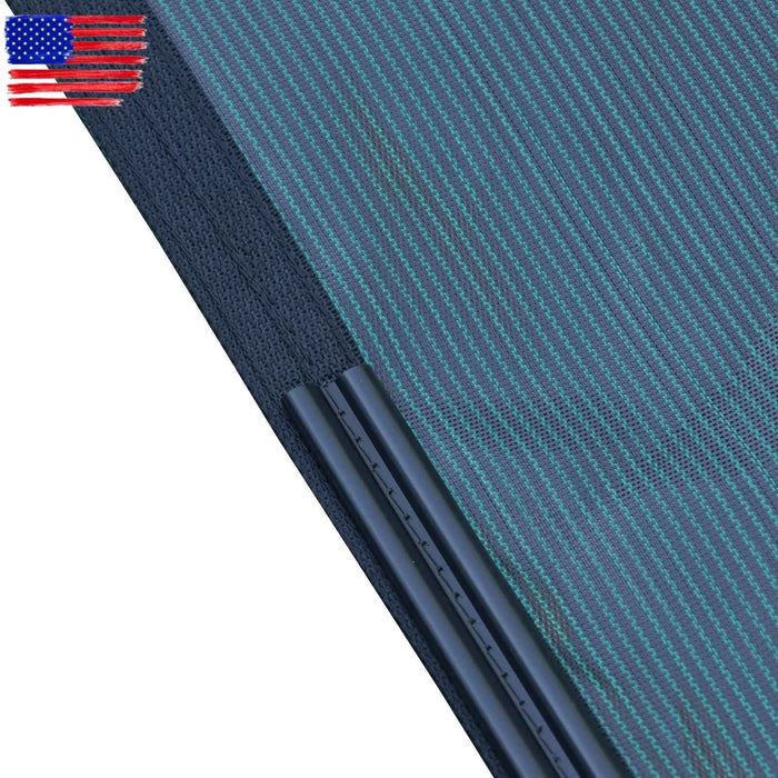 DURAFORCE In Ground Pools for Swimming 22x42 ft Pool Safety Cover Rectangular Green PP