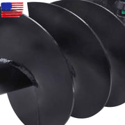 DURAFORCE 12" x 48" Auger Bit 2" Hex Collar Skid Steer Post Hole Digger Attachment