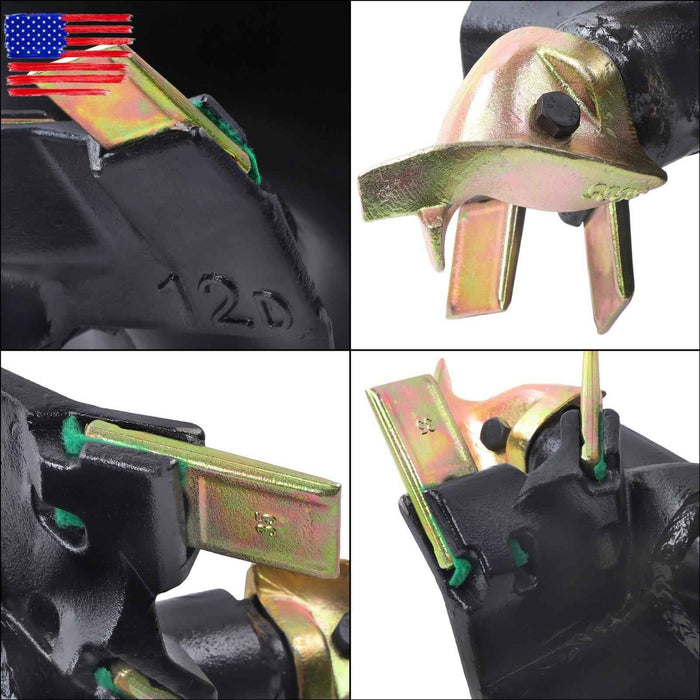 DURAFORCE 12" x 48" Auger Bit 2" Hex Collar Skid Steer Post Hole Digger Attachment