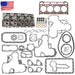 DURAFORCE For Kubota V1702 Engine Complete Cylinder Head Full Gasket Kit Compatible