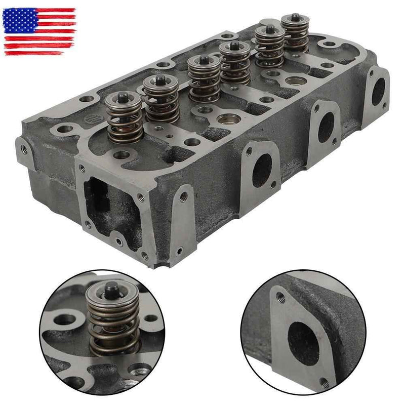 DURAFORCE Complete Engine Cylinder Head & Full Gasket Kit For Kubota D1105 RTV1100