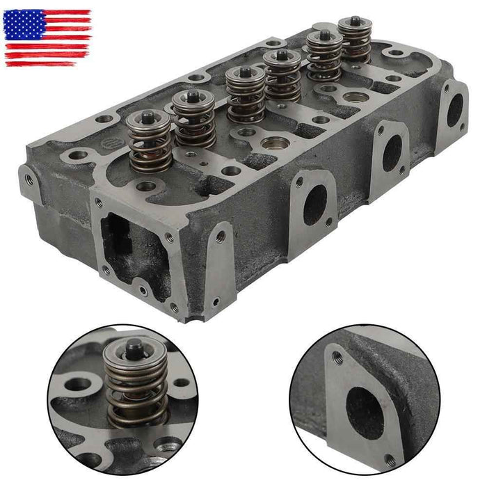 DURAFORCE Complete Engine Cylinder Head & Full Gasket Kit For Kubota D1105 RTV1100