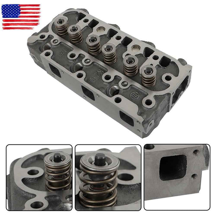 DURAFORCE Complete Engine Cylinder Head & Full Gasket Kit For Kubota D1105 RTV1100