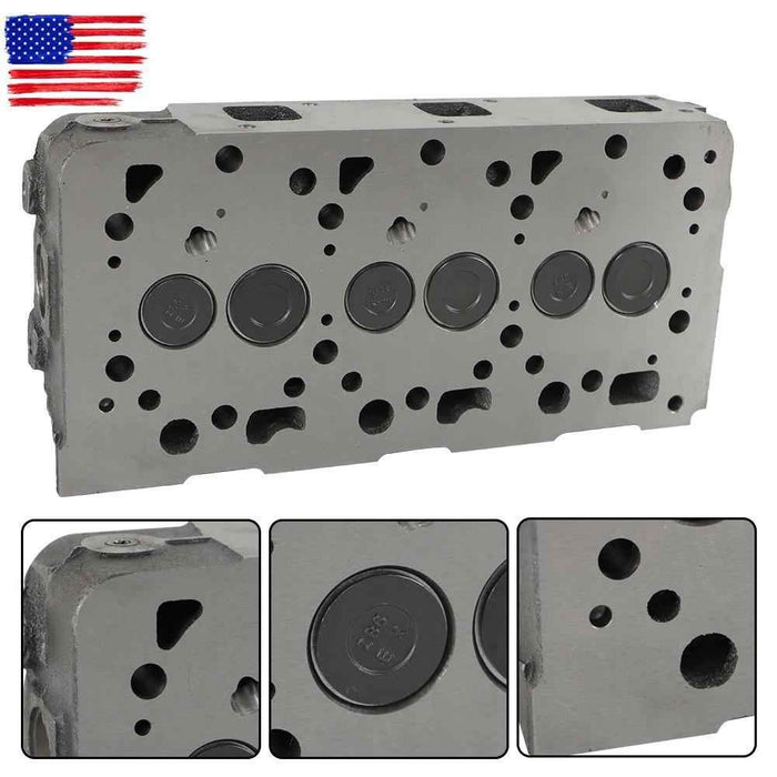 DURAFORCE Complete Engine Cylinder Head & Full Gasket Kit For Kubota D1105 RTV1100