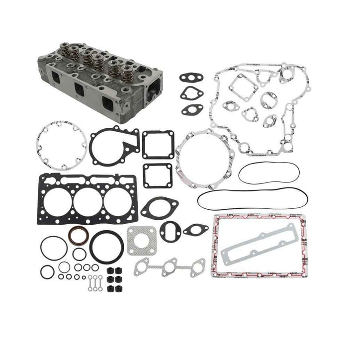 DURAFORCE Complete Engine Cylinder Head & Full Gasket Kit For Kubota D1105 RTV1100