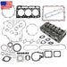 DURAFORCE Complete Engine Cylinder Head & Full Gasket Kit For Kubota D1105 RTV1100
