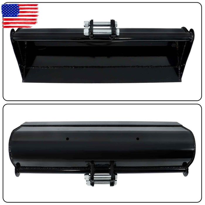 DURAFORCE 1000mm Plain No Tooth Bucket Attachment For Mini Excavator 1T - 1.5 Tons