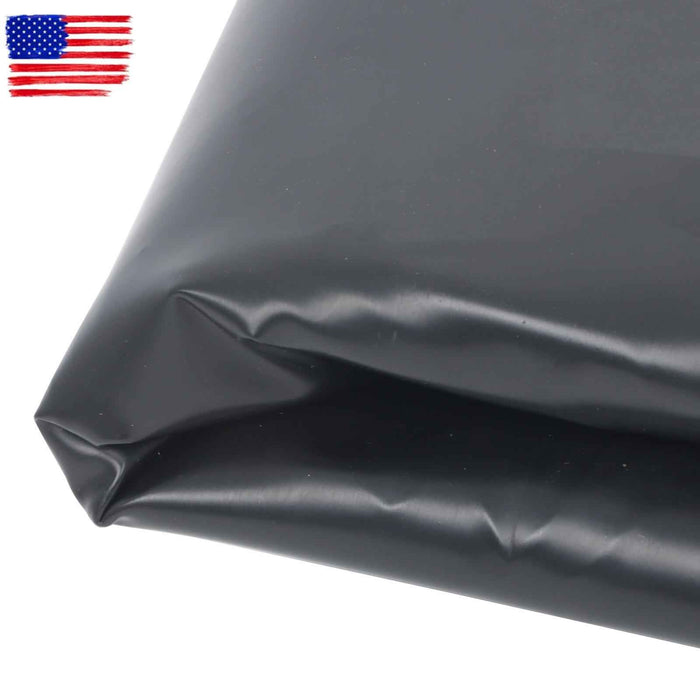 DURAFORCE 20 x 25 FT Waterproof Black HDPE Reinforced Flexible Pond Liner For Waterfall