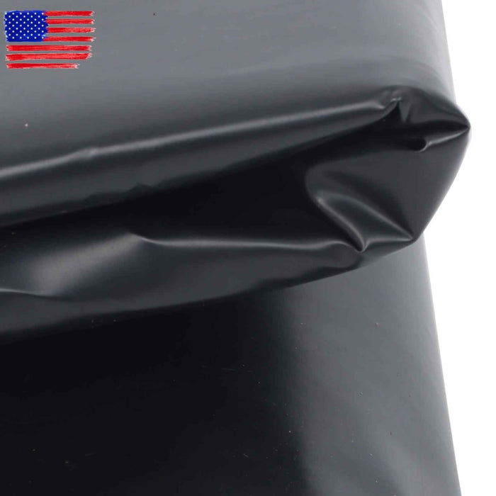 DURAFORCE 20 x 25 FT Waterproof Black HDPE Reinforced Flexible Pond Liner For Waterfall