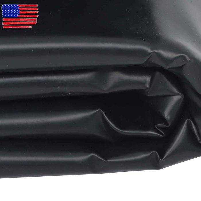 DURAFORCE 20 x 25 FT Waterproof Black HDPE Reinforced Flexible Pond Liner For Waterfall