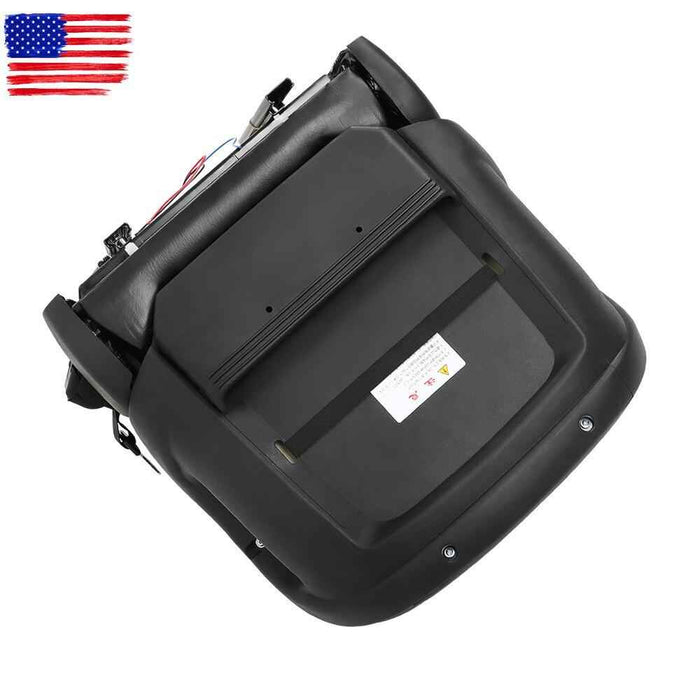 DURAFORCE Black For Toyota Forklift Seat With Seatbelt & Switch w/70°Adjustable Backrest
