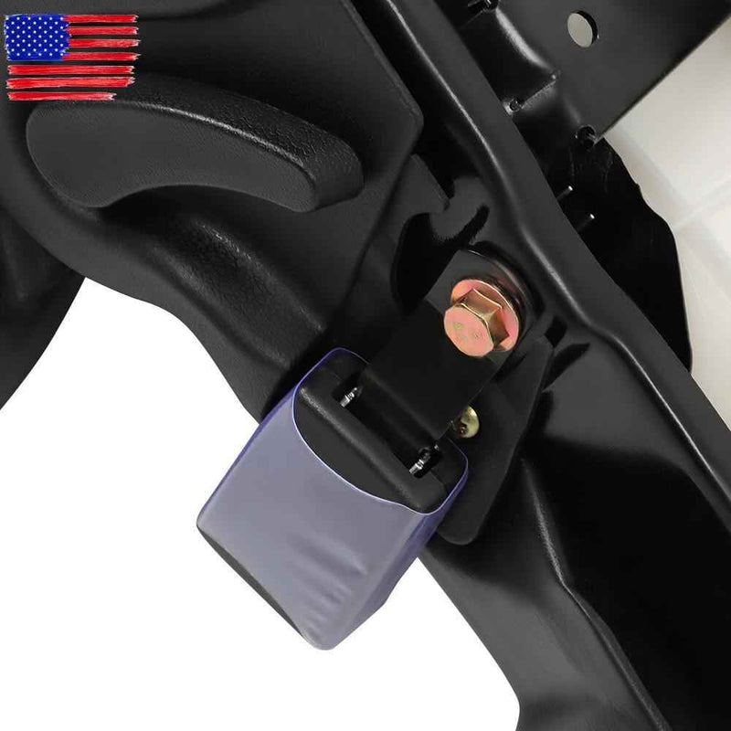 DURAFORCE Black For Toyota Forklift Seat With Seatbelt & Switch w/70°Adjustable Backrest