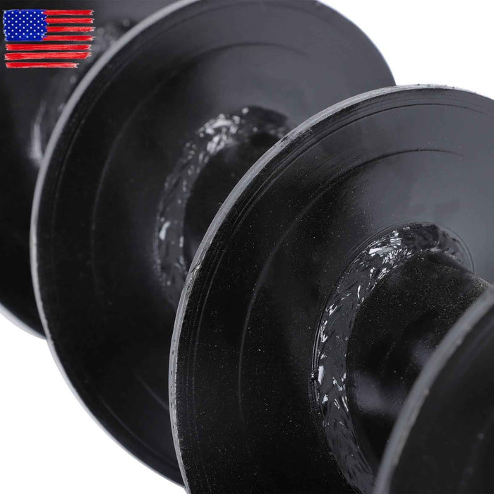 DURAFORCE 6" x 48" Auger Bit 2" Hex Collar Skid Steer Post Hole Digger Attachment