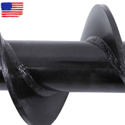 DURAFORCE 6" x 48" Auger Bit 2" Hex Collar Skid Steer Post Hole Digger Attachment