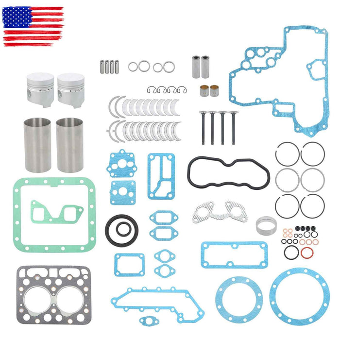 DURAFORCE Overhaul Rebuild Kit Z751 Z750 Engine Fit For L175 L185 L1501 Tractor For Kubota