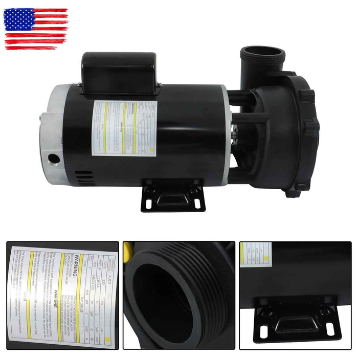 DURAFORCE For Plastics 3721621-1D 56 Frame 1-4 HP Spa Pump, 230 V Swimming Hot Tubs