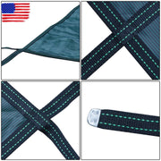 DURAFORCE Above Inground Swimming Pool Heavy Safety Cover 22×42FT With 4×8FT Center Step