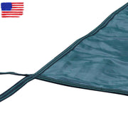 DURAFORCE Above Inground Swimming Pool Heavy Safety Cover 22×42FT With 4×8FT Center Step