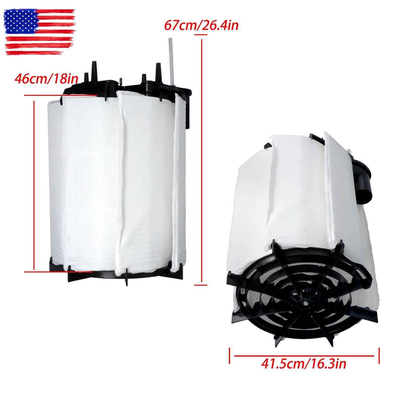 DURAFORCE DEX3600DC Filter Element Cluster For Hayward MicroClear DE Filter DE3600 DE3620