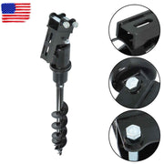 DURAFORCE 150mm Diameter Auger Drill Attachment With Hoses for Garden Mini Excavator