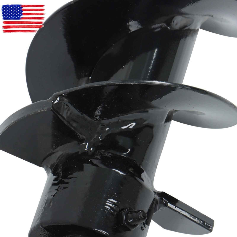 DURAFORCE 150mm Diameter Auger Drill Attachment With Hoses for Garden Mini Excavator