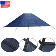 DURAFORCE For 14'×28' Inground Swimming Pool, 16'×30' Rectangle Safety Pool Covers Blue