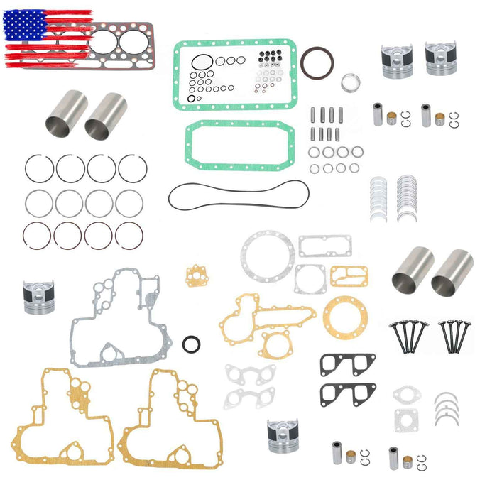 DURAFORCE For Bobcat Rebuild Kit For Kubota V1702 V1702B Engine 743 733 Z45/22 KH90
