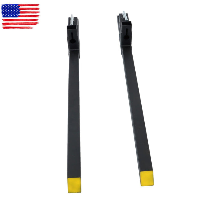 DURAFORCE 60" Clamp on Pallet Forks for Tractor Bucket Loader Tractor Skid Steer 2000 lbs